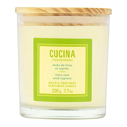 Cunina Perfumed Candle by Fruits & Passion - Lime Zest and Cypress - 220g