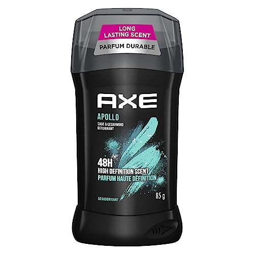 AXE Deodorant Stick for Long Lasting Odour Protection Apollo Sage & Cedarwood Men's Deodorant 48 hours Fresh formulated without Aluminum or Parabens 85 g