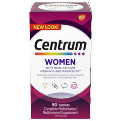 Centrum Women Multivitamins/Minerals Supplement, 90 Tablets (Packaging May Vary)