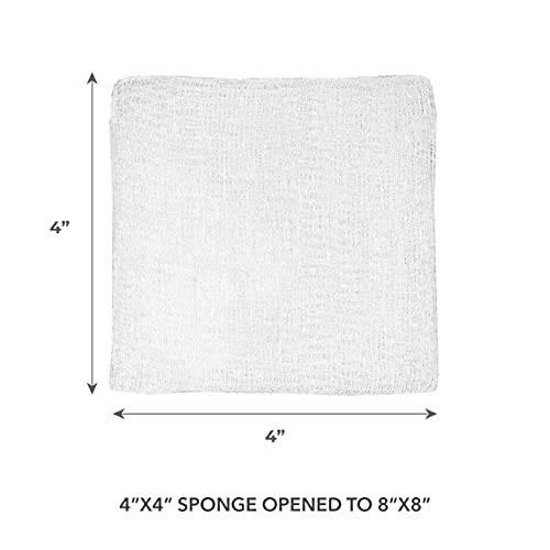 ForPro Premium 12 Ply Gauze Sponge, 4" x 4 ", 200 Count