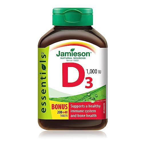 Jamieson Vitamin D3 1,000 IU, 240 Count (Pack of 1)