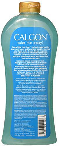 Calgon Take Me Away! Skin Silkening Ocean Breeze Bubble Bath - Zecoya