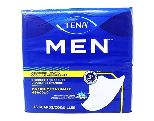 Tena Men Incontinence Guards for Men, 48 Count