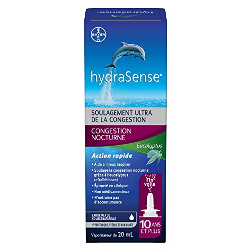 HydraSense Eucalyptus Nasal Spray, Specialty Nasal Care, With Refreshing Eucalyptus and Mint, 20 mL