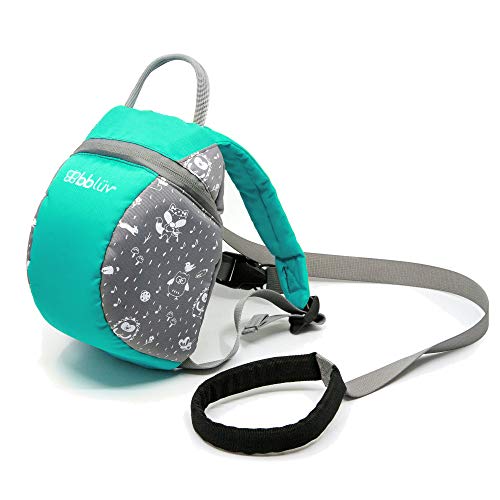 bblüv - Päk - Toddler Backpack with Adjustable Safety Reins and Harness (Aqua)