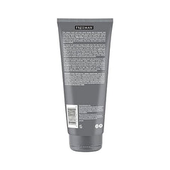 Freeman Charcoal & Black Sugar Gel Facial Mask and Facial Scrub, Polishing and Exfoliating, 1 Count, 6 fl oz/175 mL Tube