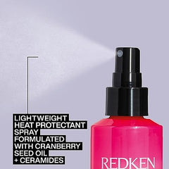 Redken Iron Shape 11 Thermal Holding Spray | For All Hair Types | Protects & Repairs Hair For A Smooth Finish, 250 ml (Pack of 1)