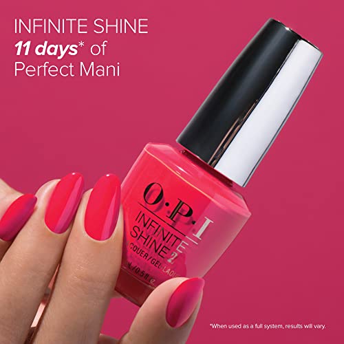 OPI Infinite Shine 2 Long-Wear Lacquer, Samoan Sand, Nude Long-Lasting Nail Polish, 0.5 fl oz