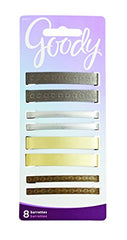 Goody Classics Assorted Metal Barrettes 2 3/8'', Multicolor