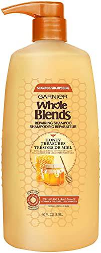 Garnier Honey Treasures Shampoo with Royal Jelly, Honey & Propolis Extract, Paraben-Free, 1180 ml - Zecoya