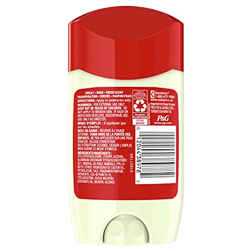 Old Spice Deodorant for Men, Fresh Collection, Invisible Solid, Fiji with Palm Tree, 73g