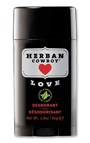 Herban Cowboy Maximum Protection Deodorant, Love, 2.8 Ounce