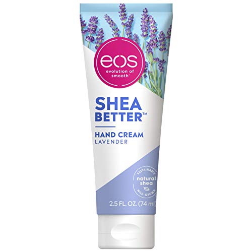 eos Shea Better Hand Cream, Lavender, Natural Shea Butter, 24HR Hydration, 74ml