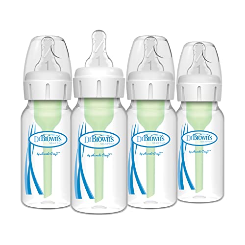 Dr Brown's Options+ Narrow Bottle, 4 Ounce/120 ml 4 pack