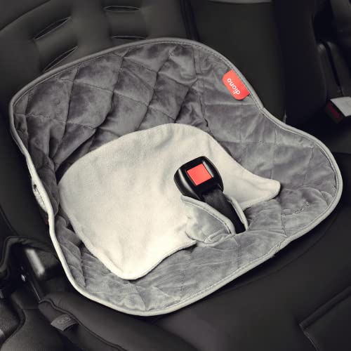 Diono Ultra Dry Seat Deluxe, Car Seat Waterproof Potty Training Pad for Infants Baby and Toddlers, 2-Layer Waterproof Liner Multi-Use for High Chair, Car Seats and Strollers, Machine Washable, Gray