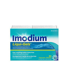 Imodium Liqui-gels, 24 Count (Pack of 1)