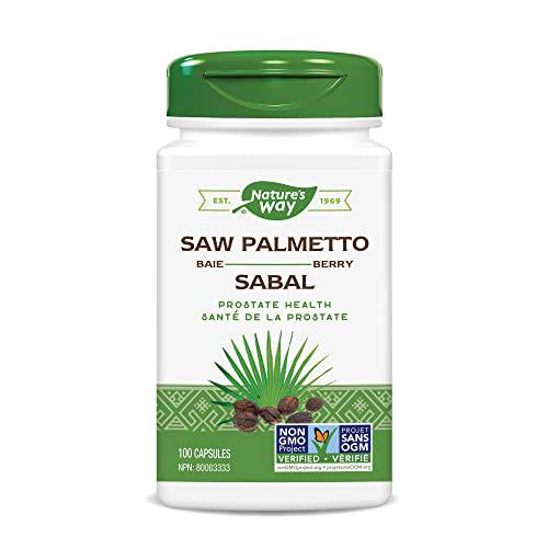 Nature's Way Saw Palmetto Berries Health Supplement, 100 Count