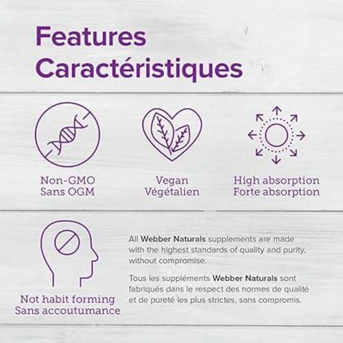 Webber Naturals Dairy Again Lactase Enzyme 250 mg, 60 Chewable French Vanilla Flavour Tablets, Helps Digestion of Lactose in Milk and Dairy Products