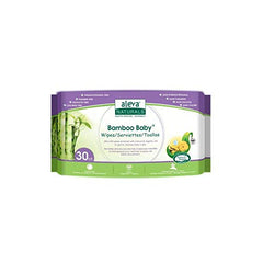 Aleva Naturals Bamboo Baby Wipes Travel, 30 Count