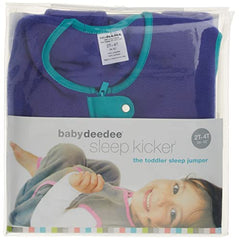 baby deedee Sleep Kicker Sleep Sack with Feet, Peacock, 2-4T