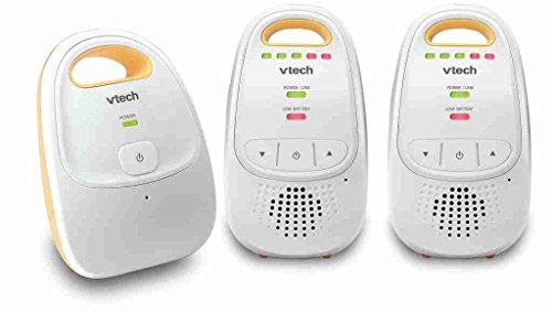 VTech Safe and Sound Audio Baby Monitor with 2 Parent Units, White, One Size