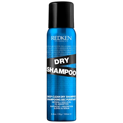 REDKEN Dry Shampoo, Instantly Refreshes Hair and Absorbs Oil Between Washes, For All Hair Types, Deep Clean, 91 g