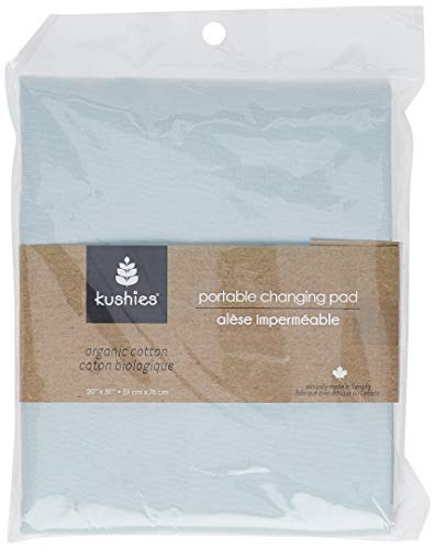 Kushies Change Pad Organic Jersey, Blue