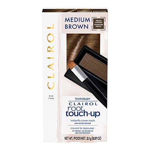 Clairol Root Touch-Up Temporary Root Powder, Medium Brown Hair Color, 1 Count