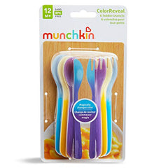 Munchkin Color Changing Forks and Spoons 6Pk, 1 Count