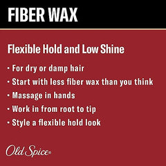 Old Spice Hair Styling fiber wax for Men, 63 G, 63 Grams