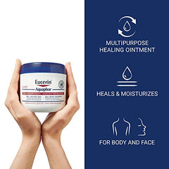 EUCERIN AQUAPHOR Healing Ointment for Dry Skin and Cracked Skin, 396g | Multi-purpose | Semi-Occlusive Formula | Non-Comedogenic Healing Ointment | Fragrance-free Healing Ointment | Non-Greasy Healing Ointment | Recommended by Dermatologists