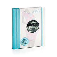 Pearhead Pregnancy Journal, Blue/Pink