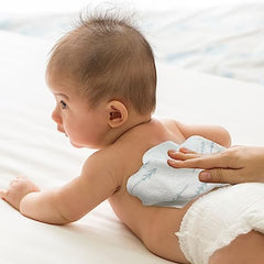 Kushies Baby Washcloths 6-Pack - White Washcloths for Face & Body - Ultra Soft Baby Washcloths/Towels - Newborn Baby Wash Cloth - Mini Baby Towel