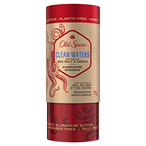 Old Spice Deodorant for Men, Fresh Collection, Aluminum Free, Clean Waters, 73g