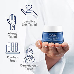 Vichy Night Face Cream, LiftActiv Supreme Night Moisturizer for Face. Anti-Wrinkle Night Cream for Women. With Vitamin C and Rhamnose to Firm & Brighten. Sensitive Skin, 50mL