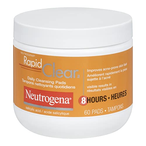 Neutrogena Rapid Clear Daily Cleansing Pads, 60 Count