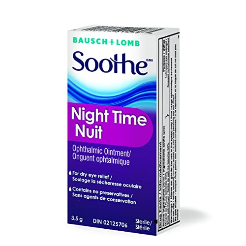 Soothe Night Time Relief, Dry Eye Therapy, Ophthalmic Ointment, 3.5g