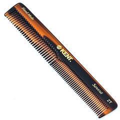 Kent 2T Handmade Sawcut Pocket Comb , Brown, 1 g (Pack of 1)