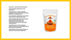 Sewanti Organic Turmeric Powder 200g/ NPN 80090909/ Curcumin Powder/ Curcuma Longa/ For Liver Health, Joints Health, Antioxidant, Spice herb