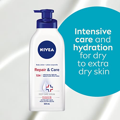 NIVEA Repair & Care Body Lotion for Extra Dry Skin, 625ml