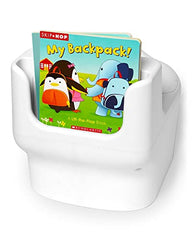 Skip Hop Potty Training Toilet with Easy Clean Coating & Baby Wipes Holder, White