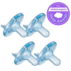 Philips Avent Soothie Pacifier 0-3m, blue/blue, 4 pack, SCF190/43