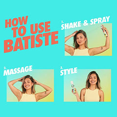 Batiste Blonde Dry Shampoo, For Blonde Hair, Refresh Hair and Absorb Oil Between Washes, Waterless Shampoo for Added Hair Texture and Body, 200-ml