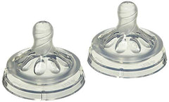 Philips Avent Natural Baby Bottle Nipple, Medium Flow Nipple 3M+, 2pk, SCF653/23