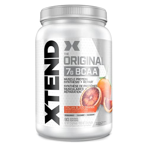 XTEND Original BCAA Powder Italian Blood Orange | Sugar Free Post Workout Electrolyte Muscle Recovery Drink with Amino Acids | 7g BCAAs for Men & Women | 90 Servings