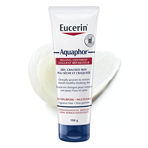 EUCERIN AQUAPHOR Multi-purpose Healing Ointment for Dry Skin and Cracked Skin, 198g | Multi-purpose | Semi-Occlusive Formula | Non-Comedogenic Healing Ointment | Fragrance-free Healing Ointment | Non-Greasy Healing Ointment | Recommended by Dermatologists