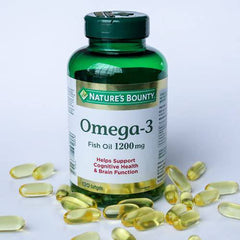 Nature's Bounty Fish Oil Pills, Omega 3 Supplement, Helps Support Cardiovascular Health, 1200mg, 200 Softgels