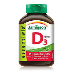 Jamieson Vitamin D3 400 IU, 90 Count (Pack of 1)