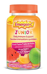 Emergen-C Junior Vitamin C Gummy Supplement, Kid's Vitamins Fruit Fiesta, 44 Gummies