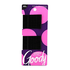 Goody Ouchless® Bob Pin, 2" Crimped, Double Dip; Black